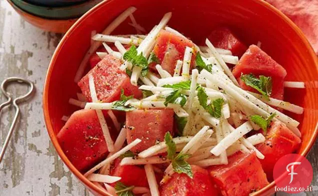 Insalata di jicama e anguria