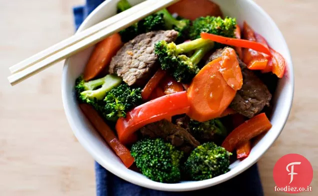 Manzo e broccoli saltati in padella