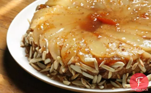 Torta capovolta Pera-mandorla