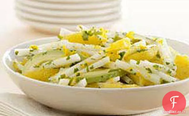 Insalata di arance e avocado con Jicama