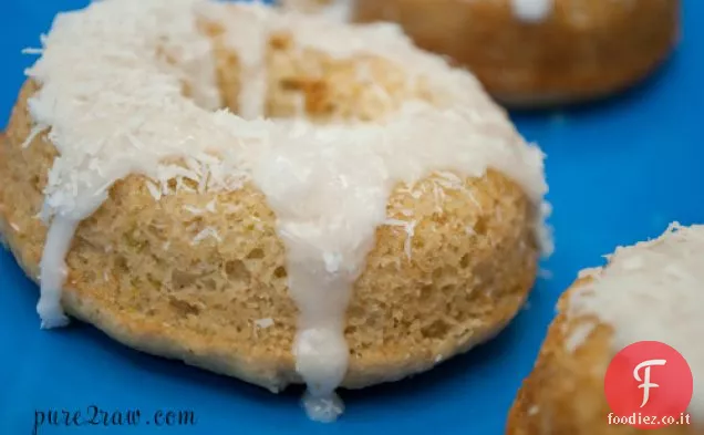Coconut Lime Baked Cake Donut (senza glutine, vegano, senza soia)