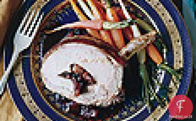 Arrosto di maiale con frutta invernale e salsa di porto