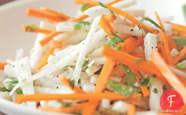 Jicama e insalata di carote