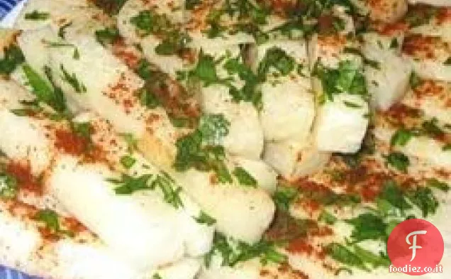 Spuntino messicano di Jicama