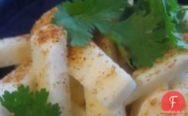 Insalata di Jicama con coriandolo e lime