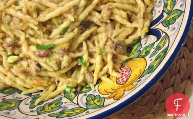 Pasta Con Sarde, Pistacchio e Arancia