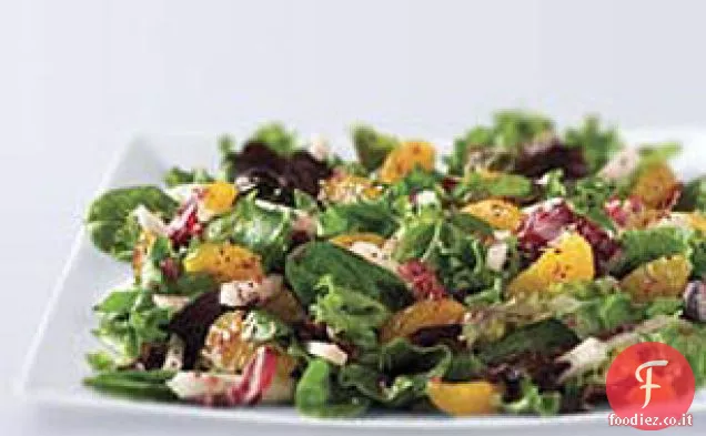 Vinaigrette di lamponi e insalata di arance