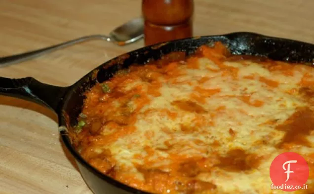 Torta di cottage con purè di patate