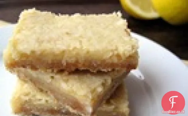 Barrette al limone e cocco