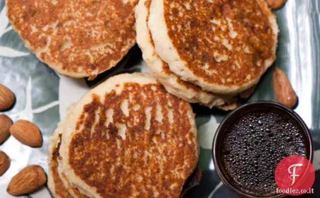 Frittelle di mandorle al limone (senza glutine, vegan, senza soia)