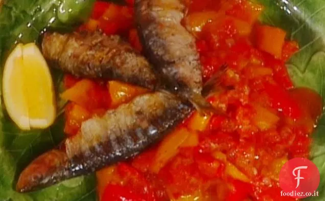 Sardine alla Griglia con Peperonata