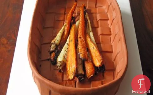 Carote e pastinache arrostite