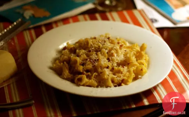 Cena stasera: Pasta con pastinaca e pancetta