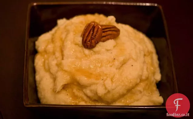 Pastinaca tostata e purea di mele