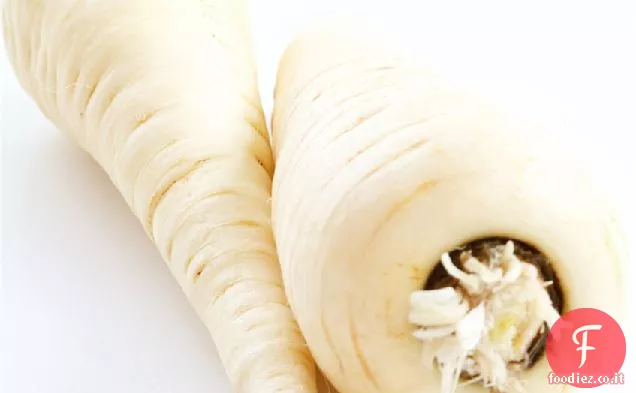 Pastinaca tartufata e Girolle sottaceto con formaggio Shipcord