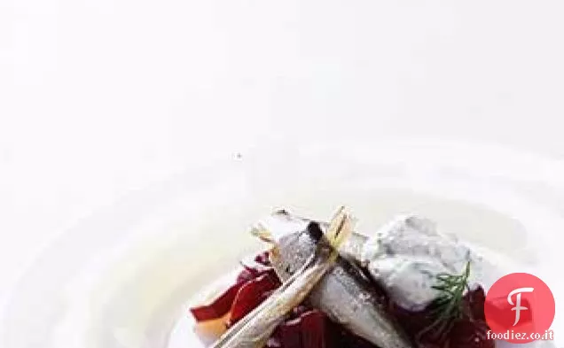 Insalata di barbabietole e sardine