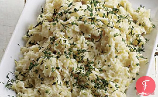 Purè di pastinaca con limone ed erbe aromatiche