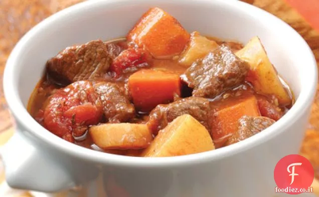 Hearty Stufato di manzo fornello lento