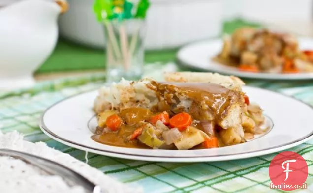 Torta di pastore vegano con sugo