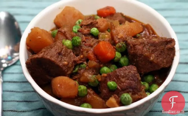 Stufato di manzo vegetale invernale