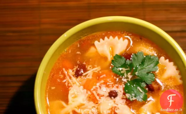 Minestrone invernale rustico