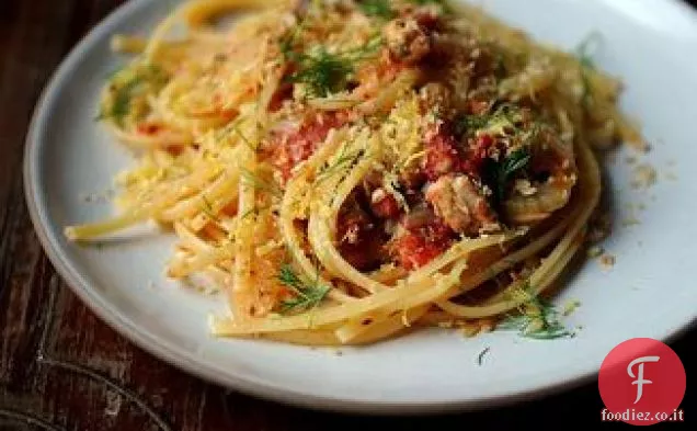 Linguine con Sardine, Finocchio e Pomodoro