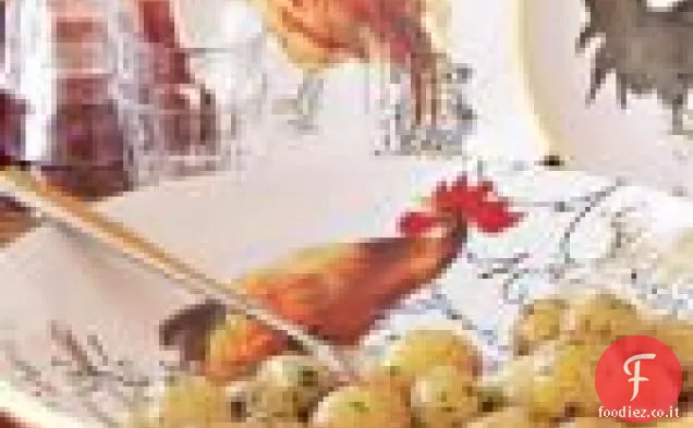 Patate al vapore con burro ed erbe aromatiche