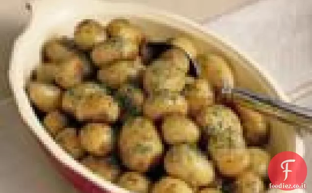Patate Novelle Con Burro di Limone ed Erbe fresche