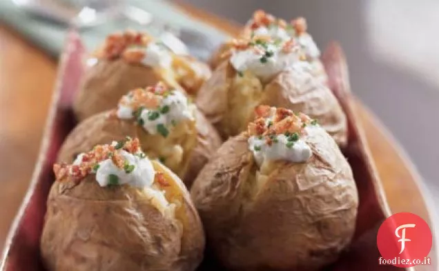 Patate Yukon Gold con Gorgonzola e Pancetta