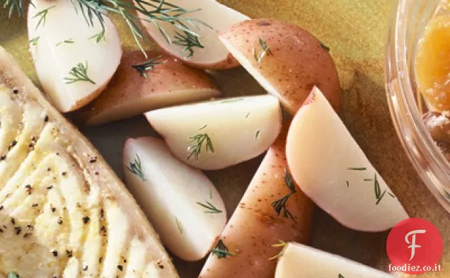 Patate alla cipolla e aneto