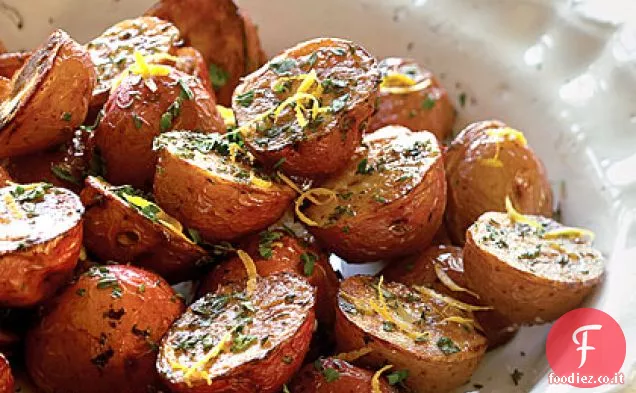 Patate alle erbe con limone