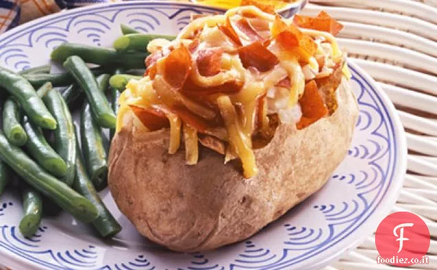Patate condite con formaggio di manzo