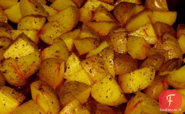 Patate al limone e zafferano