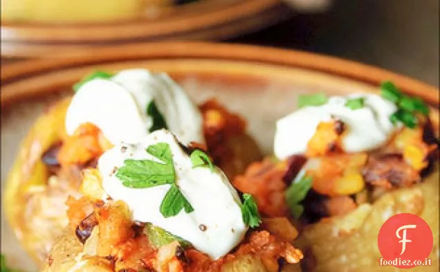 Patate al peperoncino due volte al forno