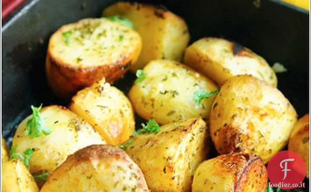 Patate al limone arrostite