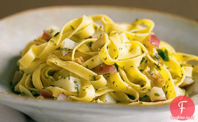 Fettuccine con Salsa di Vongole e Patate