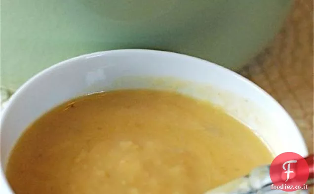 Zuppa di cheddar e ale con patate