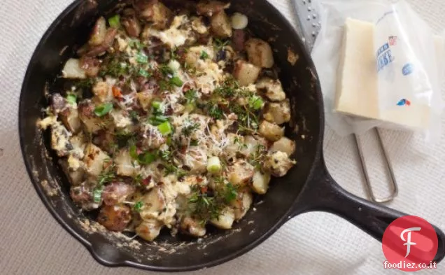 Uova e patate Colazione Scramble