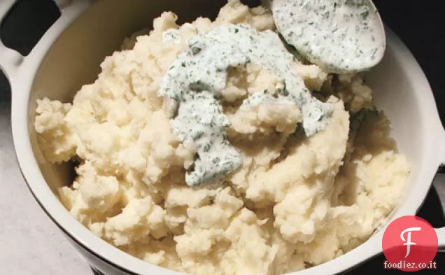 Purè di patate con salsa ranch