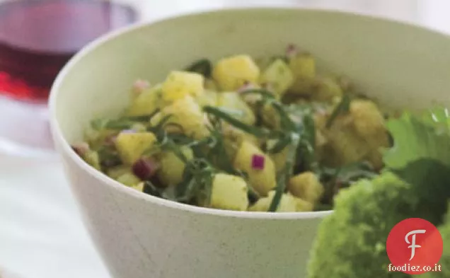 Insalata di patate con Olio di Basilico