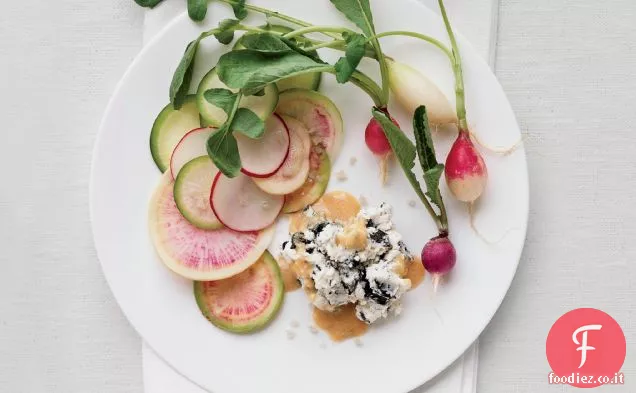 Ravanelli Estivi con Chèvre, Nori e Sale Affumicato