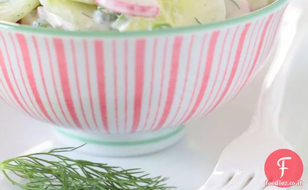 Insalata di ravanelli e cetrioli