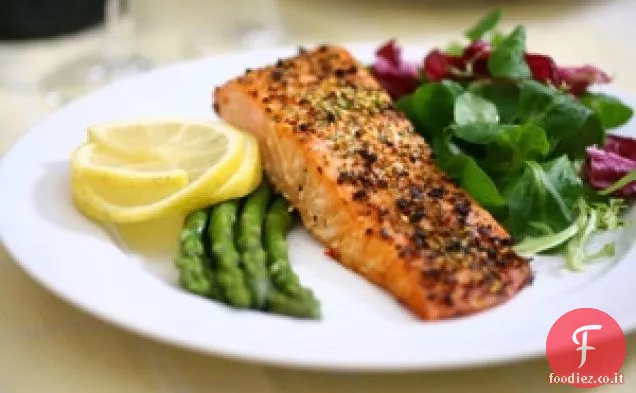 Salmone selvaggio caldo