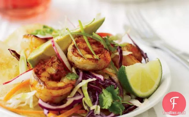 Tostadas di gamberetti di Chipotle