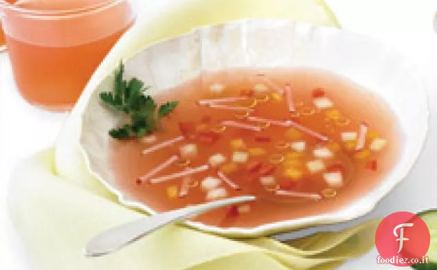 Brodo di Gazpacho leggero
