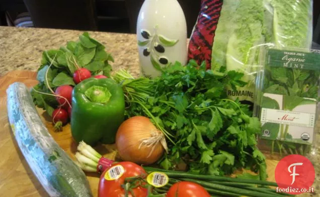 Insalata israeliana di tutti i giorni