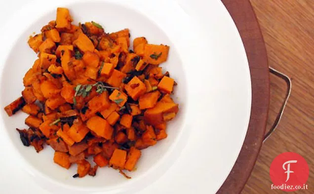 Padella alle erbe Patate dolci