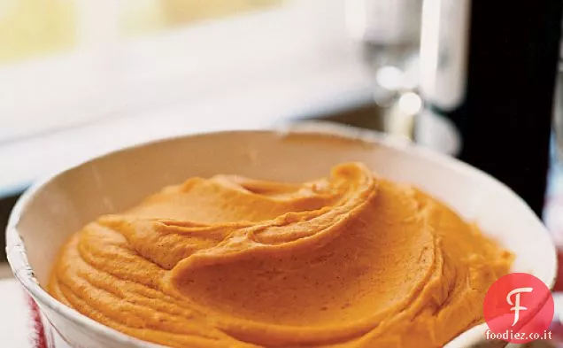 Baccello di vaniglia-Patate dolci montate