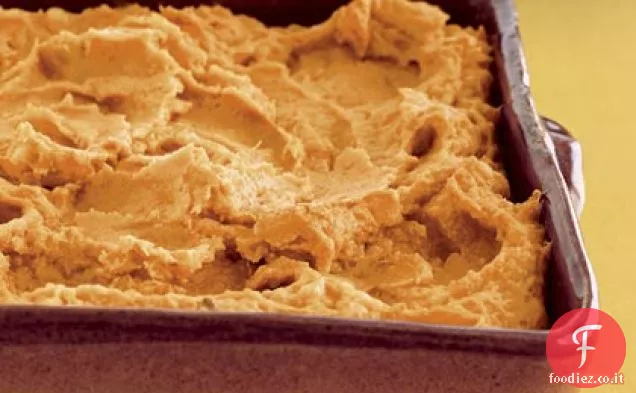 Patate dolci al forno con albicocche e Bourbon