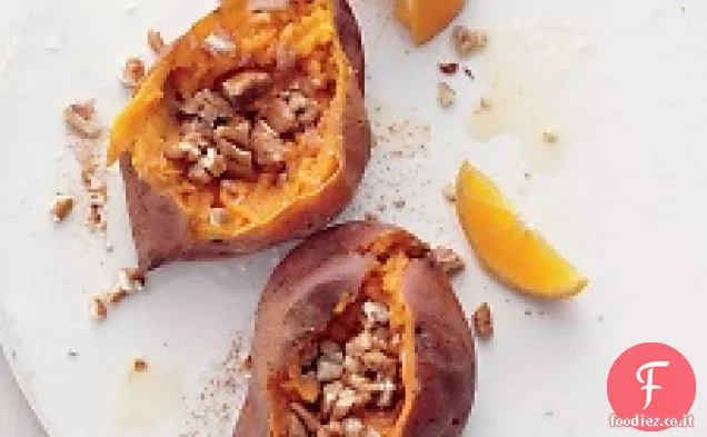 Patate dolci al forno con agrumi